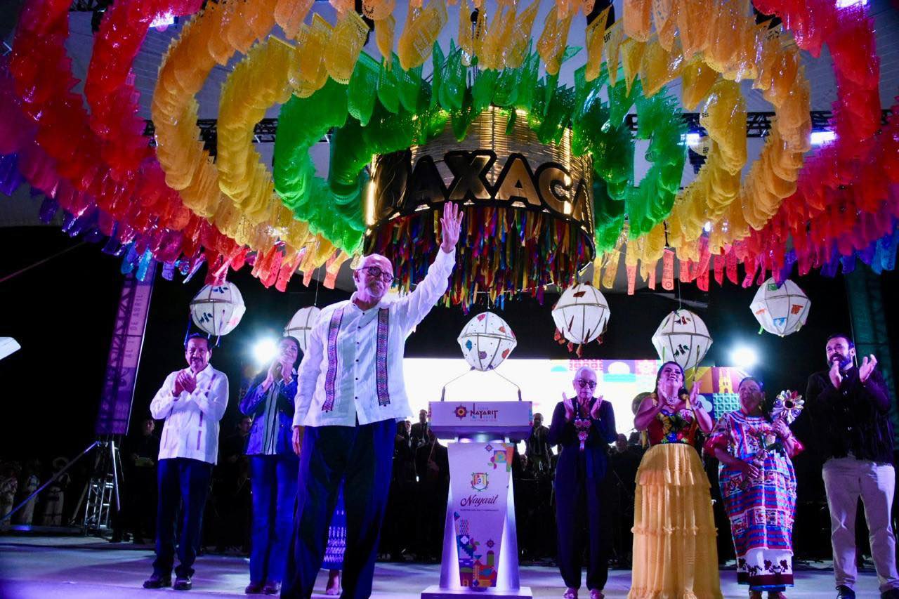 Nayarit despliega su riqueza cultural en la inauguración de su Feria 2025: “Es un tesoro mi tierra”